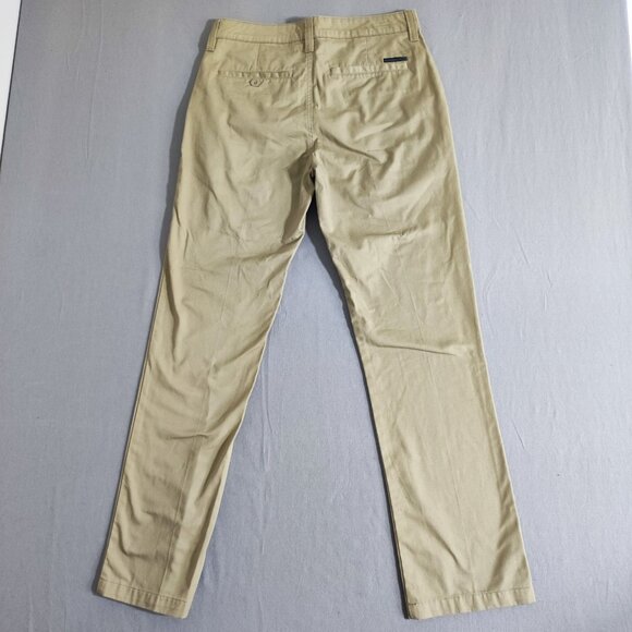 Quiksilver chino pants men's size 32 cream colour Casual Surfer Sporty - Picture 3 of 13